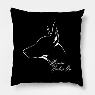 Proud Mexican Hairless Dog profile dog lover Pillow