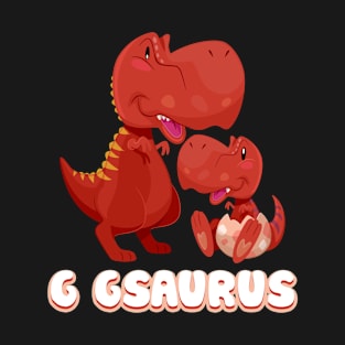 Mamasaurus Mommy & Baby Girl T-Rex Dinosaurs T-shirt G GSAURUS T-Shirt