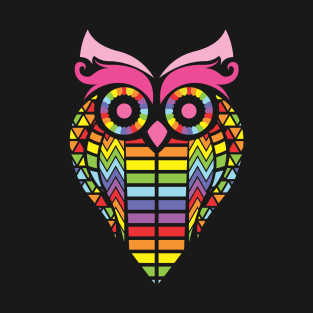 Rainbow Owl T-Shirt