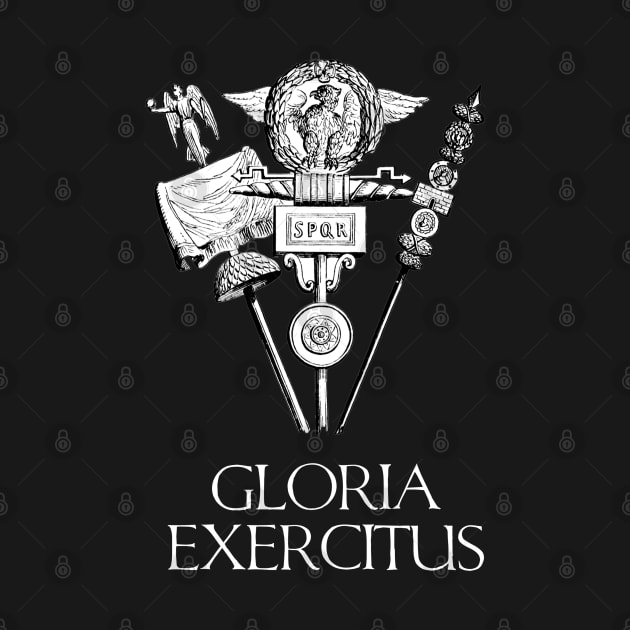 Inspiring Ancient Rome Legion Motto Gloria Exercitus SPQR by Styr Designs