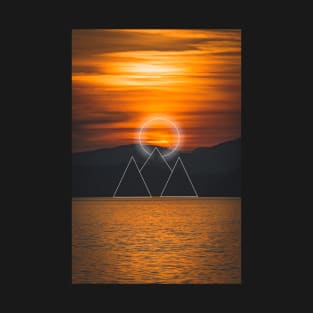 Golden hour sunset PNW T-Shirt