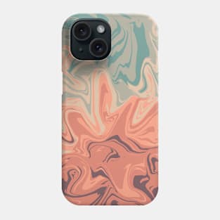 ABSTRACT LIQUIFY EFFECT SOFT VINTAGE COLOR Phone Case