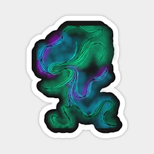 Abstract Swirls Magnet