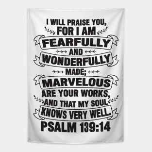 Psalm 139:14 Tapestry