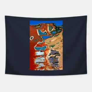 Reflections of Murano island Tapestry