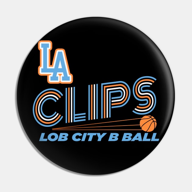 Clippers Basketball Pin by GLStyleDesigns