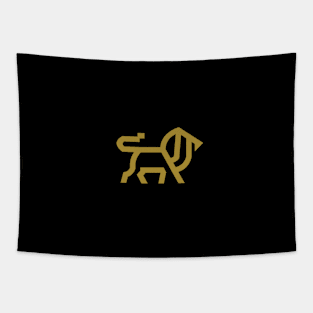 simple lion Tapestry