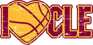 I Love CLE –veland Basketball! (DELUXE) Magnet