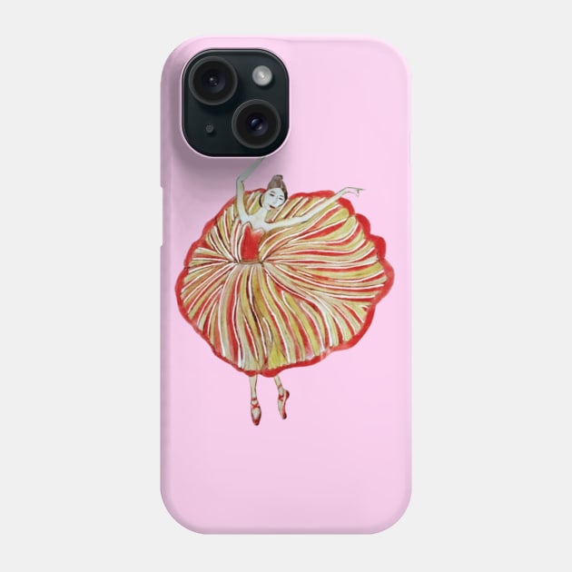 Ballet girl Phone Case by mery-vision