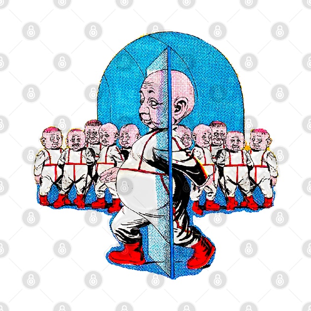 Alien bald little men invade earth by Marccelus