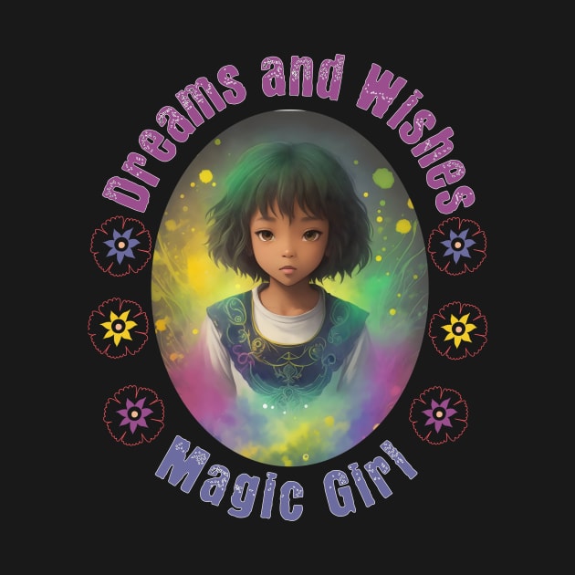 Magic Girl, Dreams and Wishes by JJ Art Space