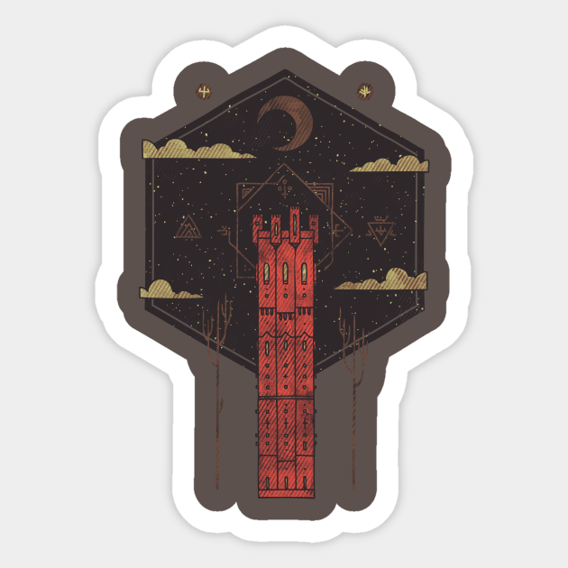 The Crimson Tower - Againstbound - Sticker