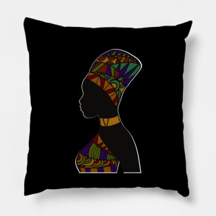 Afro African Pattern, Black Pride Pillow