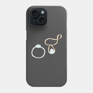 Ring and necklace | Bunniesmee Phone Case