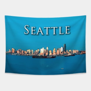Seattle waterfront Tapestry