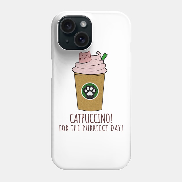 'Catpuccino Cats' Adorable Cats Lover Gift Phone Case by ourwackyhome