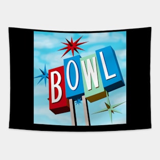 Bowl Sign, Background 3 Tapestry