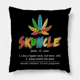 UNCLE WEAR SKUNCLE Funny Retro Vintage Pillow