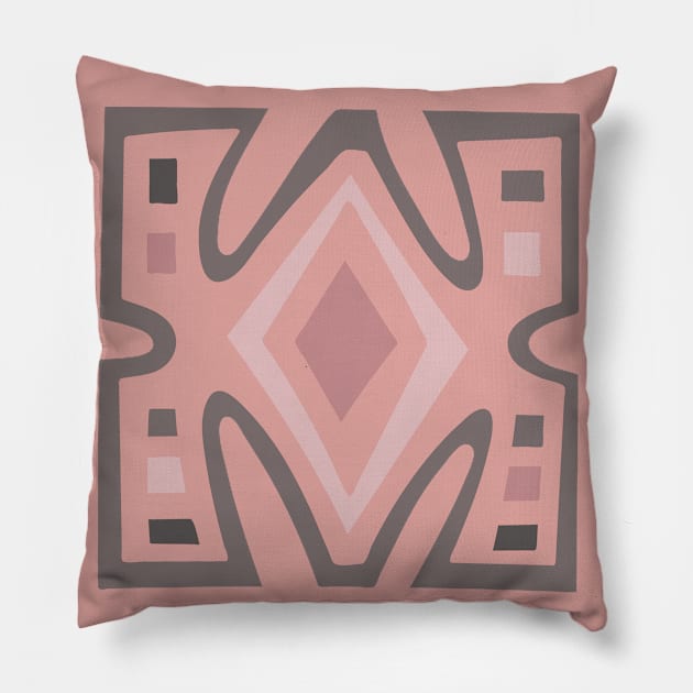 abstract geometric designs Pillow by omitay