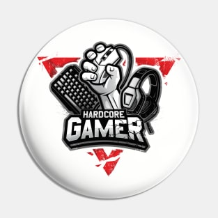 Hardcore Gamer Pin