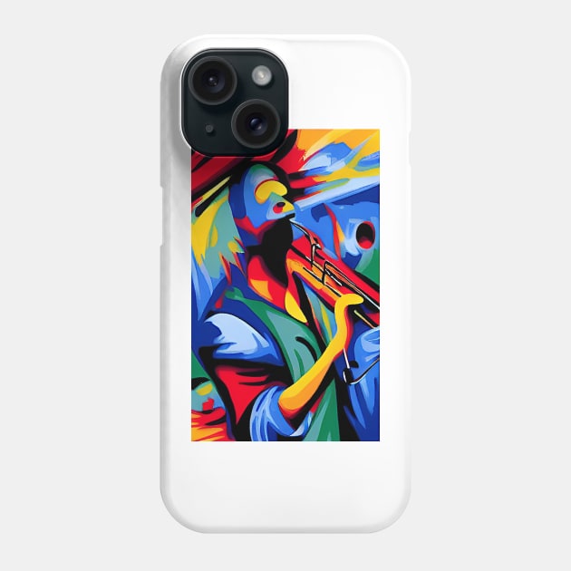 Jazz Man Phone Case by ArtBeatsGallery