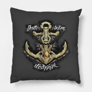 Death Before Dishonor Pillow