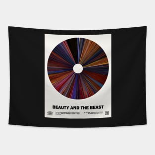 minimal_Beauty and the Beast Movie Tapestry