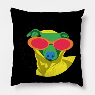 perro cool espacial Pillow