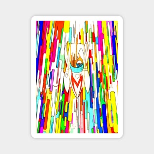 Speed Racer Retro Art Magnet