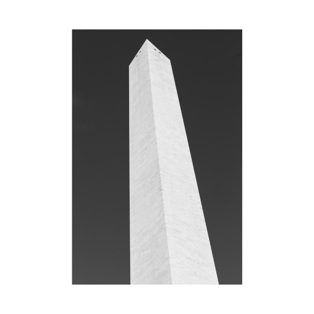 Washington Monument tall obelisk in National Mall Washington DC commemorating George Washington monochrome by brians101