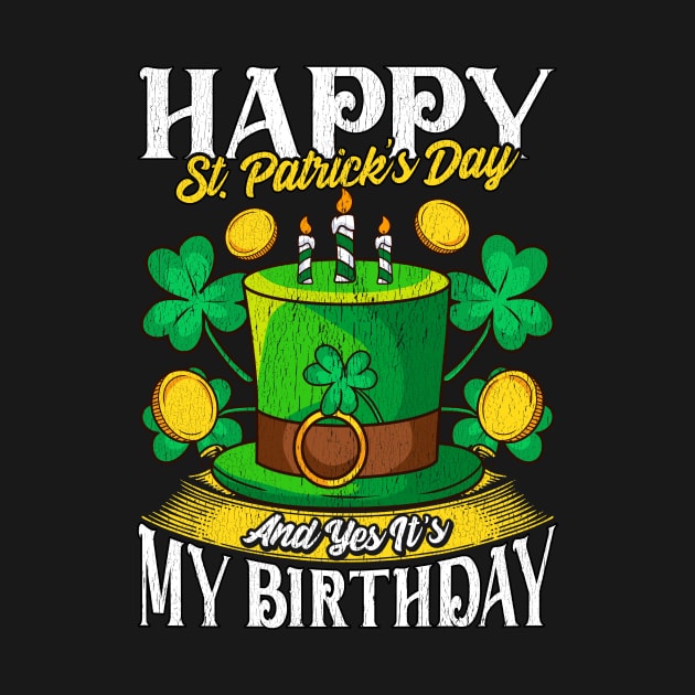 Birthday Happy St. Patricks Day Birthday Gift Design by Dr_Squirrel