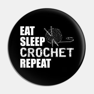 Crochet - Eat sleep crochet repeat Pin