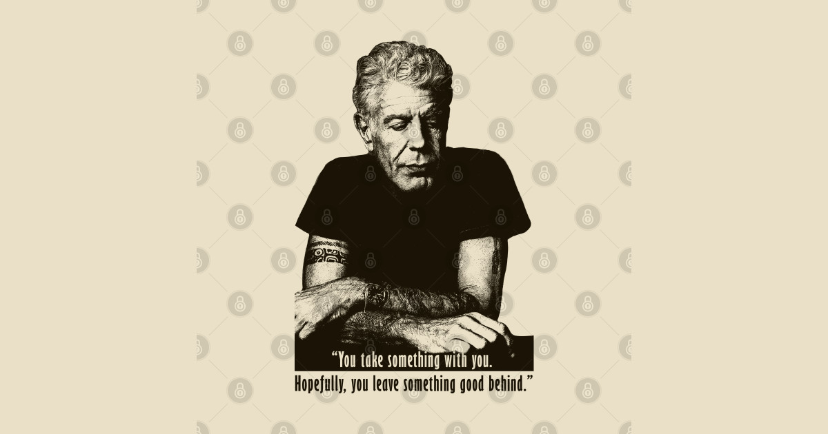 Anthony Bourdain - Anthony Bourdain - T-Shirt | TeePublic