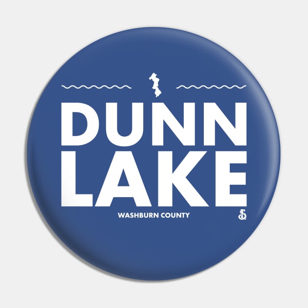 Washburn County, Wisconsin - Dunn Lake Pin by LakesideGear