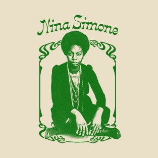 Nina Simone // Original Retro Fan Art Design T-Shirt