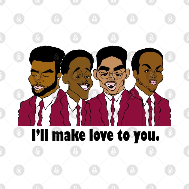 BOYZ II MEN FAN ART by cartoonistguy