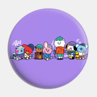 BT21 x STREET SMART Pin