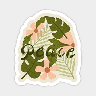 peace flower Magnet