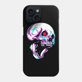 Skull Robot With Red Blinking Eye Cyborg Phone Case