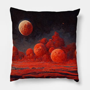 The Red Moons Pillow