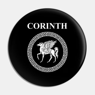 Corinth Ancient Greek City State Polis Symbol Pin