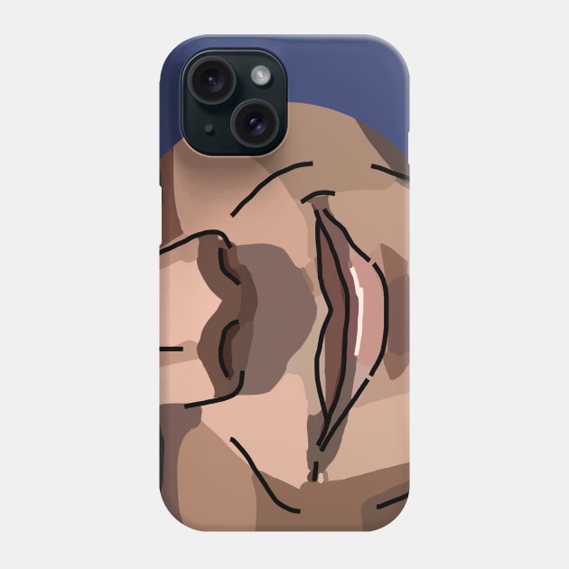 Smiling Dude Phone Case by ellenhenryart