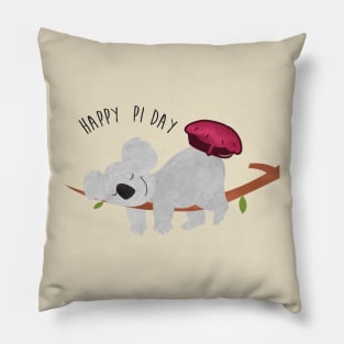 A nice Pie Dream for Mr Koala - Pi Day Pillow