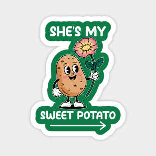 She's My Sweet Potato Magnet