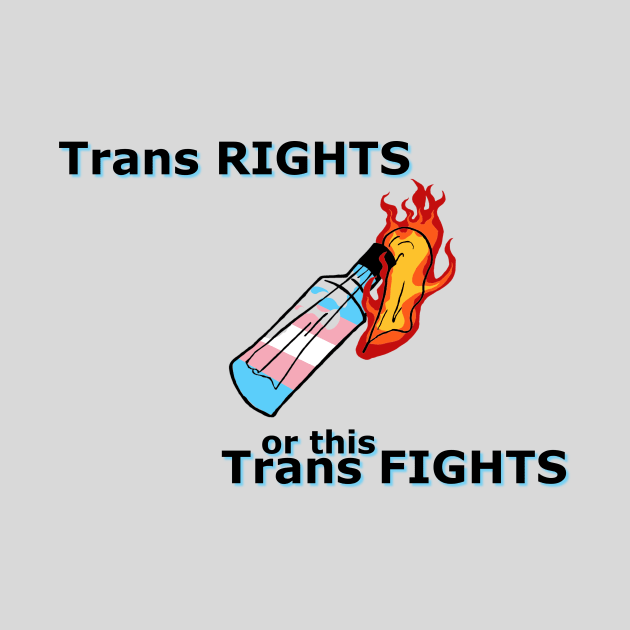 Trans rights (blue) by Doodleblood