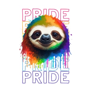 Sloth Pride Colorful T-Shirt