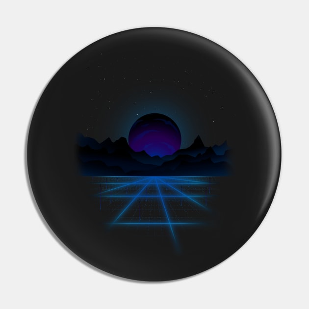 Outrun Pin by juliusllopis