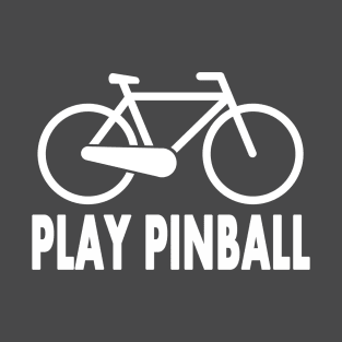 Bicycle Pinball white T-Shirt