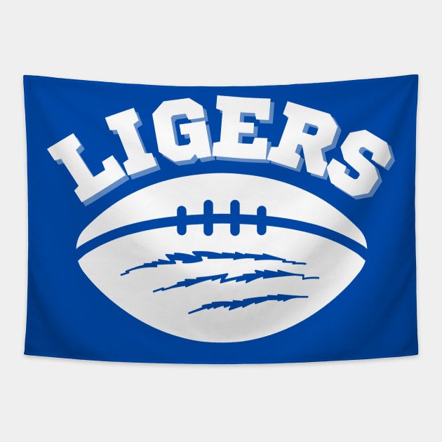 Ligers Football Team Logo (White) Tapestry by FantasySportsSpot