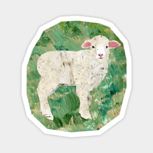 Lamb (with background) Magnet